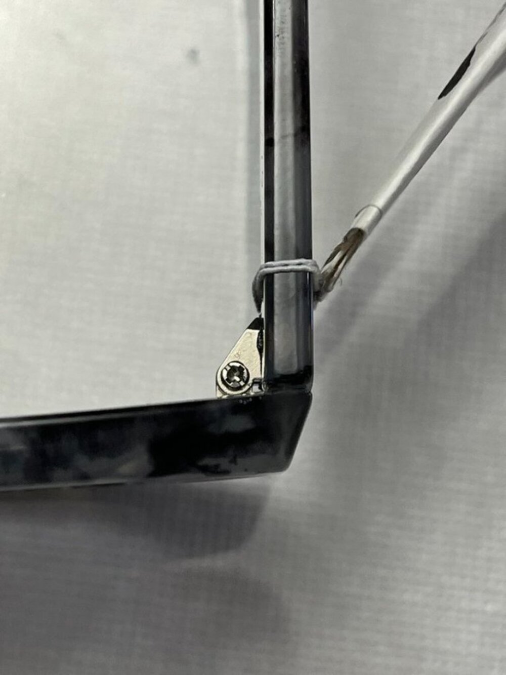 AIRE Ascendant Rectangular Sunglasses Marbled Black Gray Smoke Lens - Picture 4 of 12